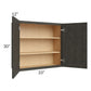 RTA Charcoal Grey Shaker 33" x 30" Wall Cabinet with 2 Decorative End Panels