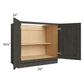RTA Charcoal Grey Shaker 36" Full Height Door Base Cabinet