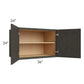 RTA Charcoal Grey Shaker 36" x 24" x 24" Wall Cabinet