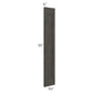 RTA Charcoal Grey Shaker 6" x 36" Overlay Filler