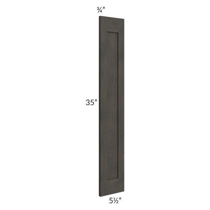 RTA Charcoal Grey Shaker 6" x 36" Overlay Filler