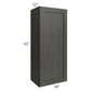 RTA Charlotte Dark Grey 18" x 42" Wall Cabinet