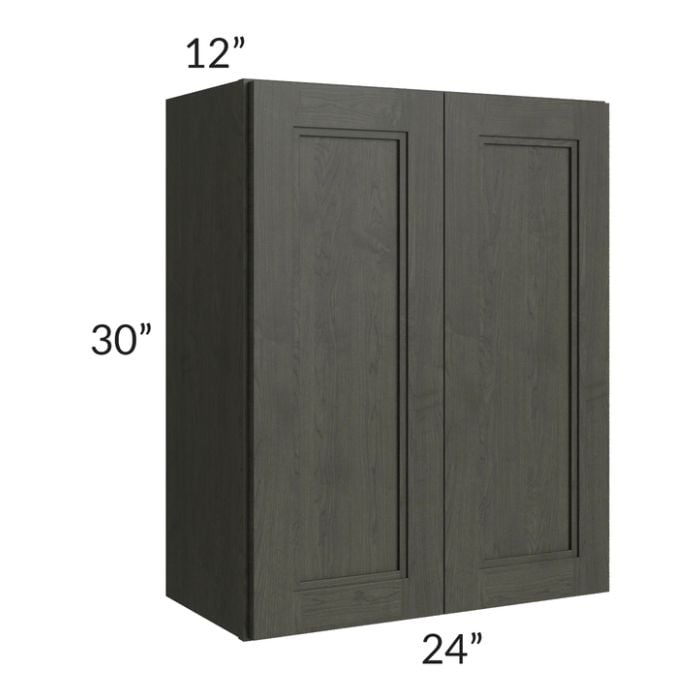 RTA Charlotte Dark Grey 24" x 30" Wall Cabinet