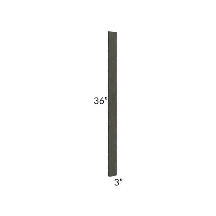 RTA Charlotte Dark Grey 3" x 36" Wall Filler