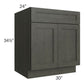 RTA Charlotte Dark Grey 30" Base Cabinet with 1 Decorative End Panel