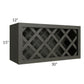 RTA Charlotte Dark Grey 30" x 15" Wine Rack Cabinet