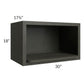 RTA Charlotte Dark Grey 30" x 18" Microwave Wall Cabinet