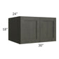 RTA Charlotte Dark Grey 30" x 18" x 24" Wall Cabinet