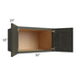 RTA Charlotte Dark Grey 30" x 18" x 24" Wall Cabinet