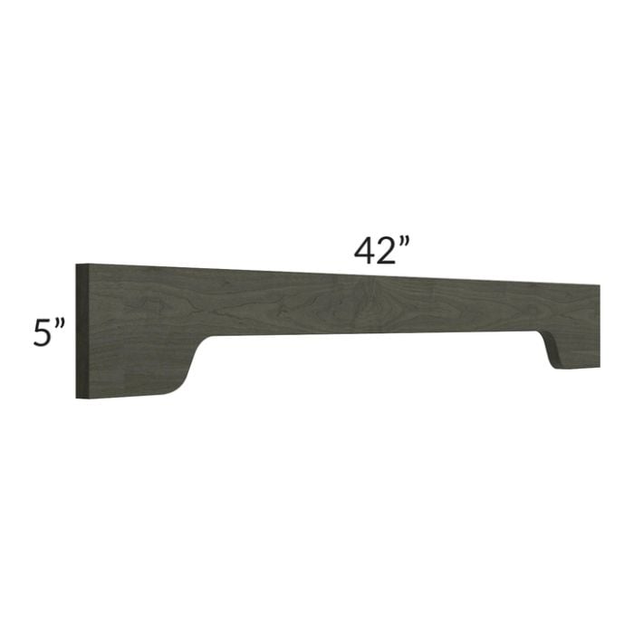 RTA Charlotte Dark Grey 42" Arched Valance