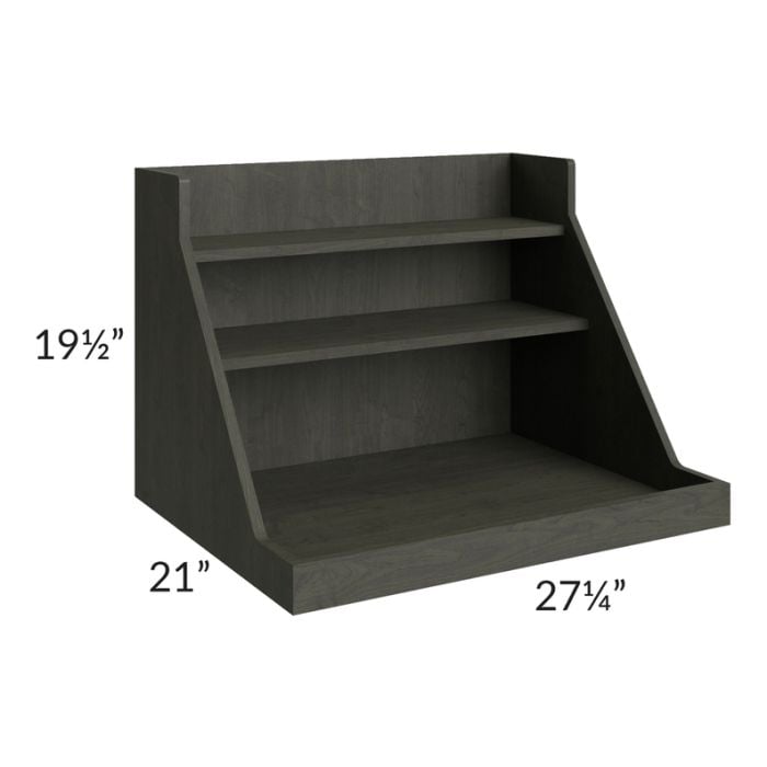 RTA Charlotte Dark Grey Roll Out Pot and Pan Kit for a 30" Base Cabinet