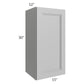 RTA Charlotte Grey 15" x 30" Wall Cabinet