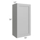 RTA Charlotte Grey 18" x 36" Wall Cabinet with 2 Decorative End Panels