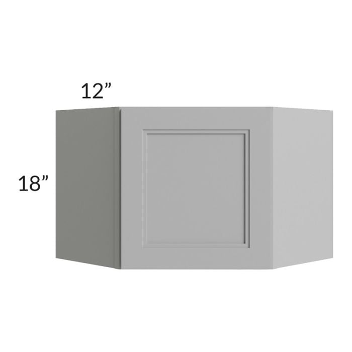 RTA Charlotte Grey 24" x 18" Wall Diagonal Corner Cabinet – Kitchen Oasis