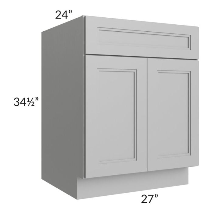 RTA Charlotte Grey 27" Base Cabinet with 1 Roll Out Tray