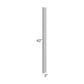 RTA Charlotte Grey 3" x 42" Wall Filler