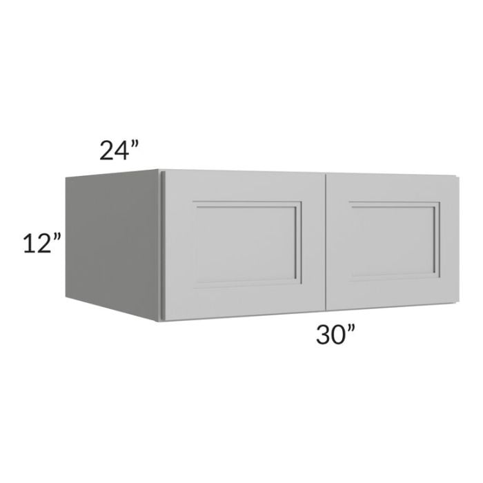 RTA Charlotte Grey 30" x 12" x 24" Wall Cabinet