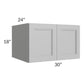 RTA Charlotte Grey 30" x 18" x 24" Wall Cabinet