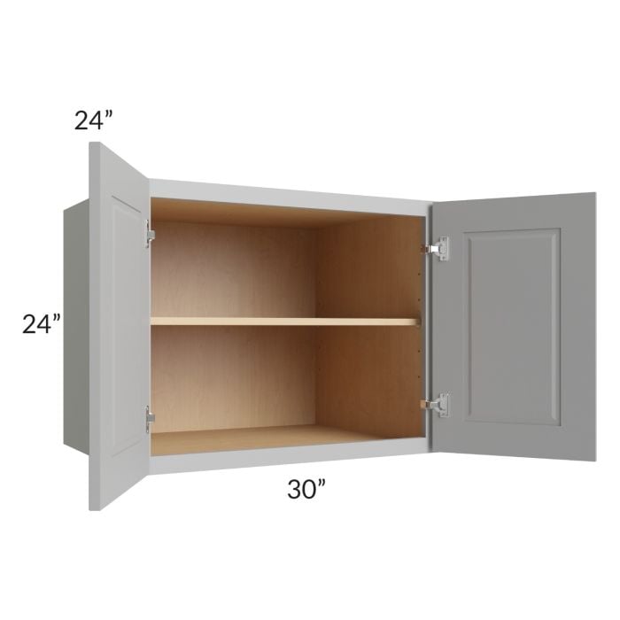 RTA Charlotte Grey 30" x 24" x 24" Wall Cabinet