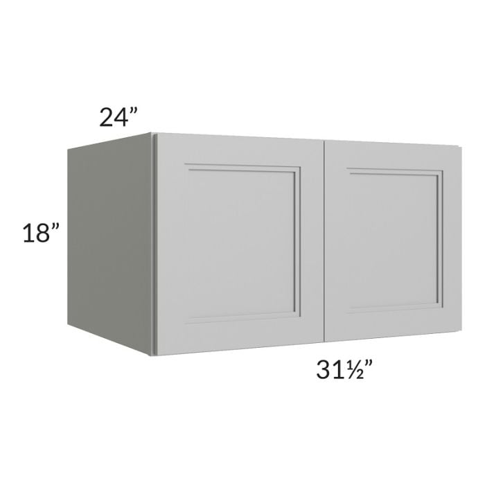 RTA Charlotte Grey 31.5" x 18" x 24" Wall Cabinet