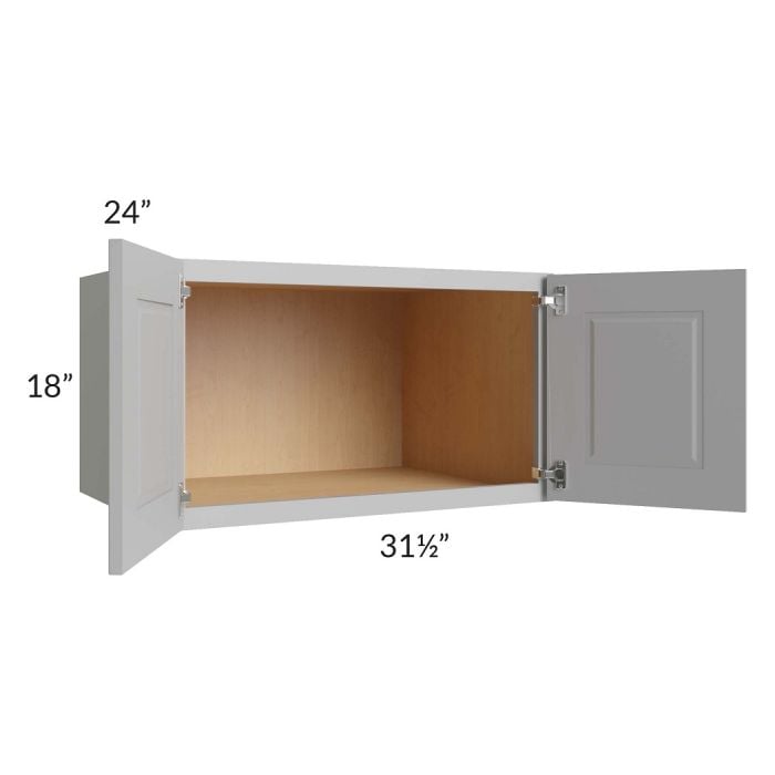 RTA Charlotte Grey 31.5" x 18" x 24" Wall Cabinet