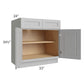 RTA Charlotte Grey 33" Base Cabinet with 2 Roll Out Trays