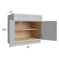 RTA Charlotte Grey 36" Base Cabinet with 1 Roll Out Tray