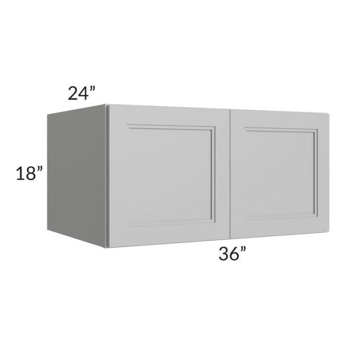 RTA Charlotte Grey 36" x 18" x 24" Wall Cabinet