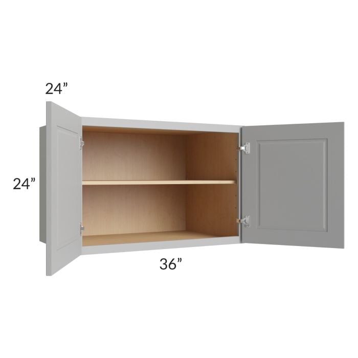 RTA Charlotte Grey 36" x 24" x 24" Wall Cabinet