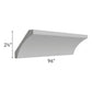 RTA Charlotte Grey 96" Cove Crown Molding CM8-C-SG