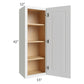 RTA Charlotte White 15" x 42" Wall Cabinet