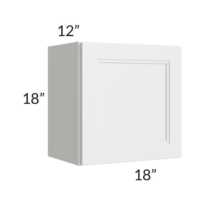 RTA Charlotte White 18" x 18" Wall Cabinet
