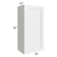 RTA Charlotte White 18" x 36" Wall Cabinet