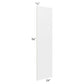 RTA Charlotte White 24" x 96" x 3/4" Finished Panel