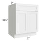 RTA Charlotte White 27" Sink Base Cabinet