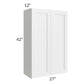 RTA Charlotte White 27" x 42" Wall Cabinet