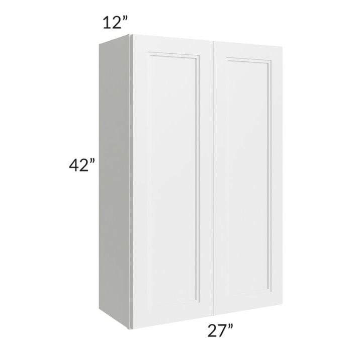 RTA Charlotte White 27" x 42" Wall Cabinet