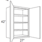 RTA Charlotte White 27" x 42" Wall Cabinet