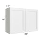 RTA Charlotte White 33" x 24" Wall Cabinet