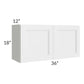 RTA Charlotte White 36" x 18" Wall Cabinet