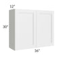 RTA Charlotte White 36" x 30" Wall Cabinet