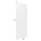 RTA Charlotte White 36" x 96" x 1/4" Finished Panel