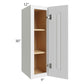 RTA Charlotte White 9" x 30" Wall Cabinet
