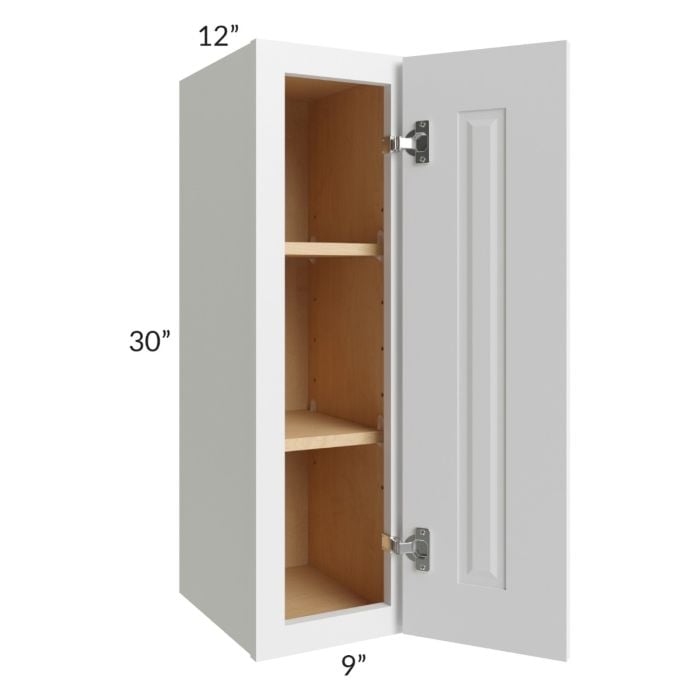 RTA Charlotte White 9" x 30" Wall Cabinet