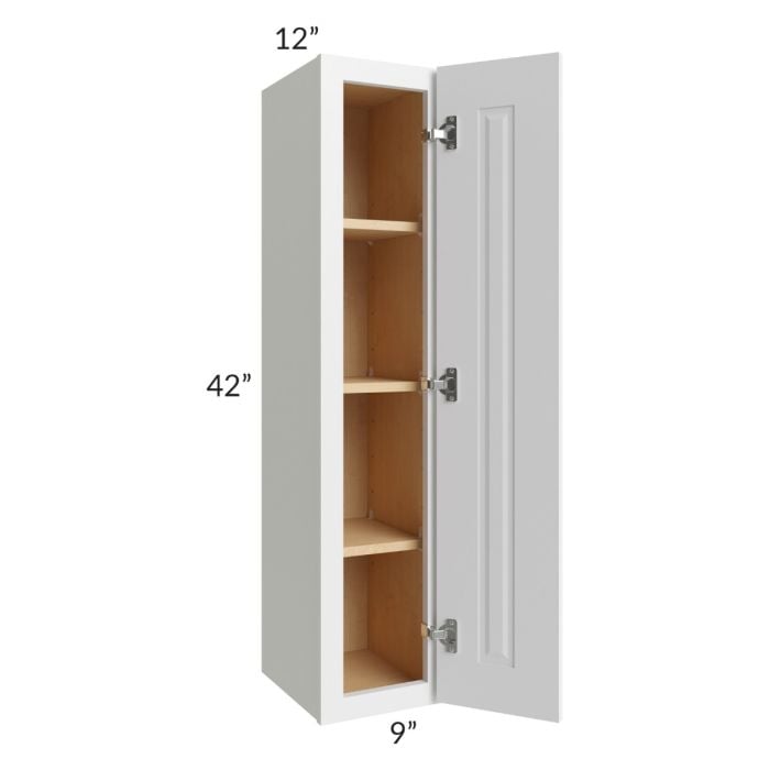 RTA Charlotte White 9" x 42" Wall Cabinet