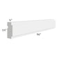 RTA Charlotte White 96" Square Chair Rail Molding