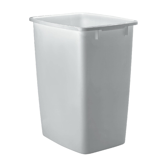 RTA Charlotte White Trash Can with 18" Base Cabinet Insert