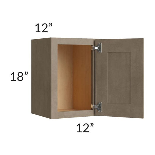 RTA Cobblestone Grey 12" x 18" Wall Cabinet