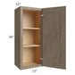 RTA Cobblestone Grey 15" x 36" Wall Cabinet with 1 Skin