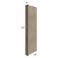 RTA Cobblestone Grey 15" x 42" Wall End Panel